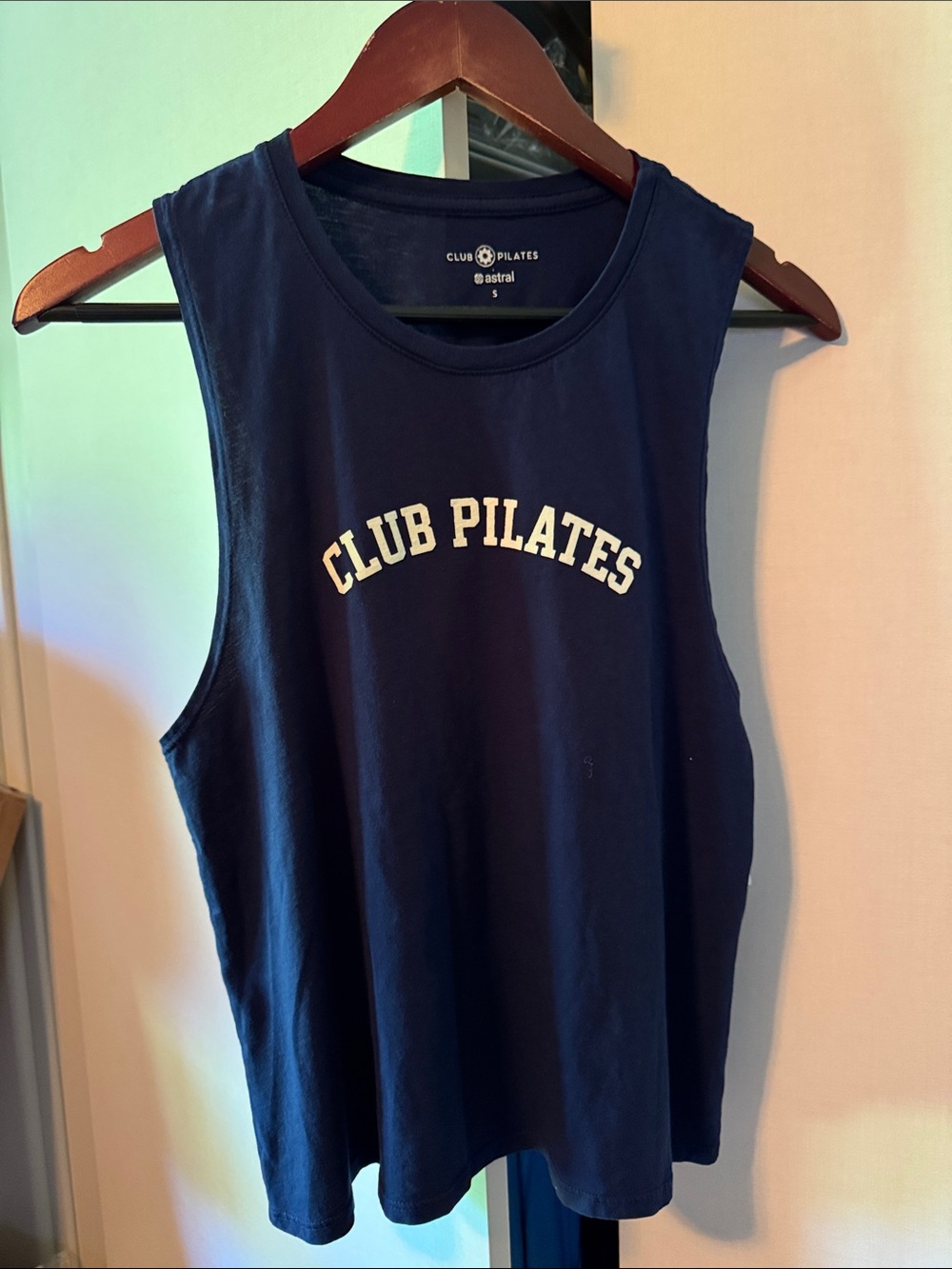 Club Pilates Women's Navy Tank Top